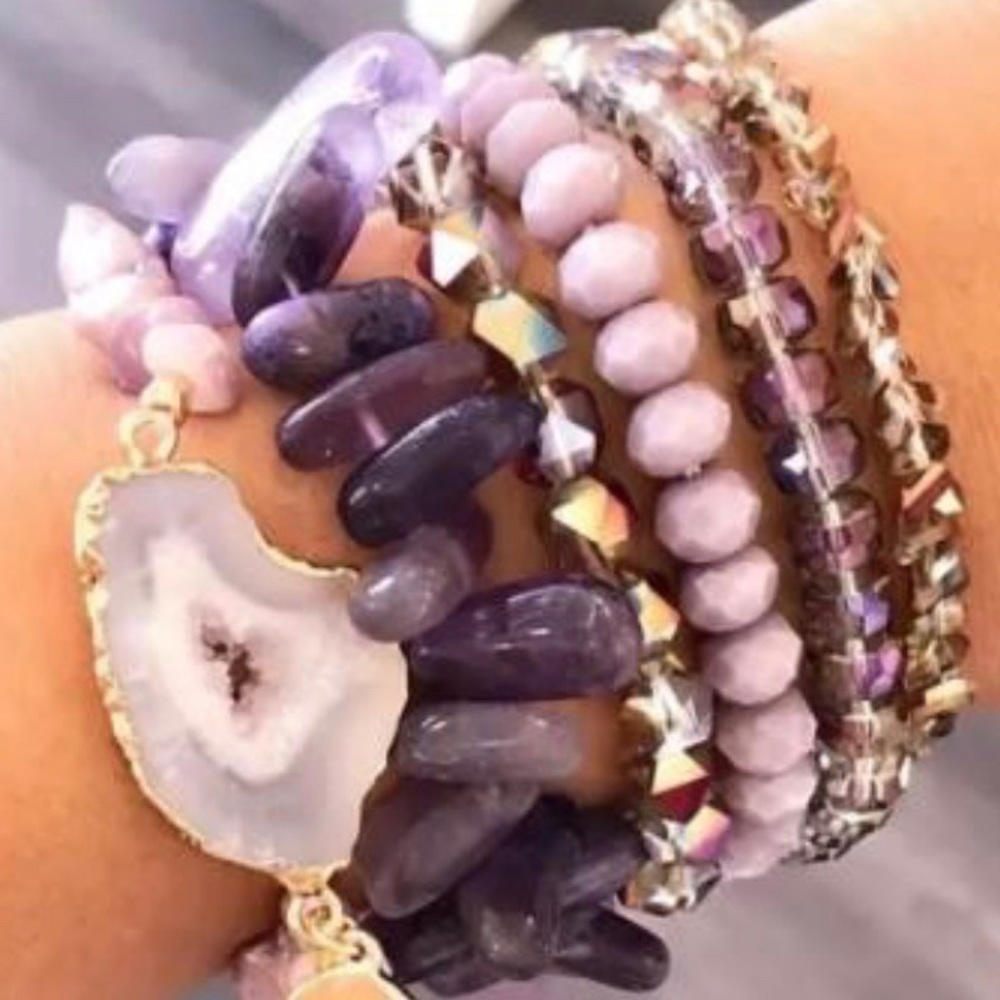 ✨JUST IN✨ Natural Stones & Druzy Stone Bracelets